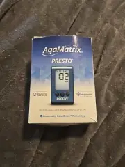 AgaMatrix WaveSense Presto Meter [+] Presto 50 Test Strips For Glucose Care