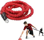 YNXing Dynamic Resistance and Assistance Trainer Physical Training Resistance Rope with Bungee Work on Speed Training, Reaction, Quickness and Endurance