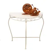 BORDEAUX HALF ROUND CONSOLE TABLE 70CM
