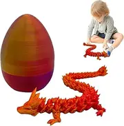 Dragon Egg - Dragon in Egg with Articulated Joints - Mystery Dragon Egg, Eggs with Toys Inside, Kids Dragon Toys, 3D Dragon Egg with Dragon for Birthday