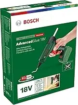 Bosch AdvancedGlue Cordless Glue Gun 18 V (Without Battery, 18 Volt System, 4 x Glue Sticks, Heating in 90 seconds, Dual Temp Mode 130 °C - 200 °C, for DIY, Repair and More, in Box)