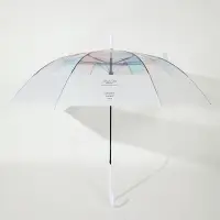 在飛比找蝦皮商城精選優惠-免運 雨傘 太陽傘 晴雨傘 復古 透明傘雨傘 拼布白色寬邊鐳