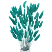 60-Pack Bunny Tails Grass 17 Inch for Home Decor/Wedding [Dark Green]