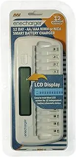 Enecharger 12-240V 12 Slot AA/AAA NICD & NIMH Battery Charger