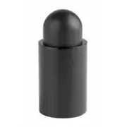 Zanda Round Skirting Mount Door Stop - Available in Matt Black and Satin Chrome