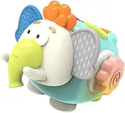 Baby Busy Cube - Interactive Sensory Animal Cube,Play Center, Travel Toys, Early Learning Activities for Kids 3 Month+