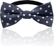 [Luckyvestir] Boys Bow Tie, Polka Dot Bow Ties for Kids, Pre-Tied Bowtie for Boys/Girls/Baby/Tuxedo/Vest
