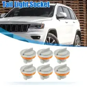 6pcs 4676589 Tail Light Socket Rear Brake Light Bulb Socket for Chrysler