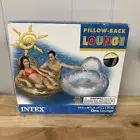 Intex The Wet Set Pillow-Back Lounge Inflatable Float - Adult Size 54"x48" -BNIB