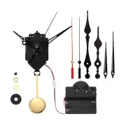 Pendulum Clock Movement Replacement Music Box DIY with Hands and Pendulum