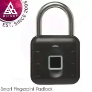 Groov-e My Lock Smart Fingerpint Padlock│For Luggage & Bicycle│GVTR01BK│Black