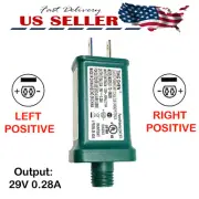 Replacement Power Adapter for LED Xmas Tree Lights DC 29V 0.28A - TS-8W29V