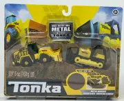 Tonka - Metal Movers Combo Pack - Mighty BullDozer and Front Loader NIB