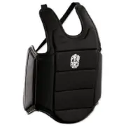 Ultra Lite Chest Guard Body Protector for Karate Tae Kwon Do Youth Adult - Black