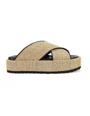 [SIREN] April Flatform Sandals in Natural