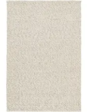 [Miss Amara] Mallory Marbled Chunky Wool Rug in Grey