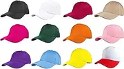 [Gelante] Plain Blank Baseball Caps Adjustable Back Strap Wholesale LOT 12 PC'S, Assorted