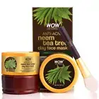 WOW Skin Science Anti-Acne Neem & Tea Tree Clay Face Mask 200ml
