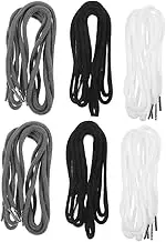 MINAOLULUS 18pcs Round Elastic Cord Drawstring Replacement for Pants Shorts Jackets Shoes Metal Tip Design