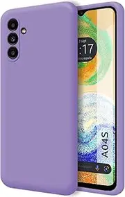 Silicone Liquid Ultra Soft Case for Samsung Galaxy A04s Purple