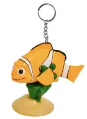 Marlin Clownfish Nemo’s Dad Key Ring Keychain PVC Figure Finding Nemo Dory Charm