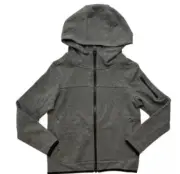 Member's Mark Boy's 4-Way Stretch Everyday Full Zip Hoodie Jacket M(8) Gray