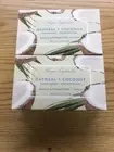 2 Shugar Soapworks 6.25oz Oatmeal + Coconut Vegan Plant Based Soap Scented Bar