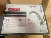 Delta Everly 1-Handle Bathroom Faucet in SpotShield Brushed Nickel, 15741LF-SP