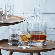 LSA International Boris Whisky Set, 1.4L, 250ml, Mouthblown Glass
