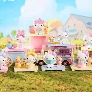 Hello kitty 甜心玩伴系列 凱蒂貓 三麗鷗 微盒 盲盒 盒玩 手辦 擺件 公仔 玩具 萬聖節禮物