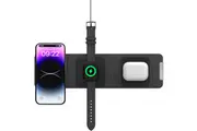 For Apple iPhone, Watch, EarBuds 3 in 1 15 Watt Wireless Charging Stand/Pad