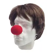 10x Soft CLOWN NOSE Noses Costume Dress Up Halloween Spongy Sponge Circus BULK Red