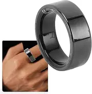 Zopsc Smart Rings for Women & Men, Wearable Health Rings with Magnetic Fast Charging, Low Power Consumption, Activity Fitness Trackers for Android 5.0 for iOS 10.0 (Size 12)