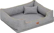 Tedi’s Pet Calming Bed Memory Foam Orthopedic Dog Sofa Washable Cover Extra Large