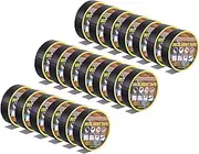 uxcell 20 Pcs 1-9/16"x15' Butyl Joist Tape for Decking Self-Adhesive Flashing Tape, Black