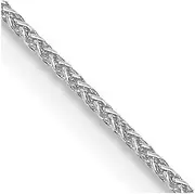[JewelryWeb] 14k Gold Spiga Chain Necklace - Chain Necklace for Women and Men in White Gold Yellow Gold Rose Gold Choice of Lengths 14 16 18 20 24 30 22 and Variety of mm Options