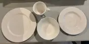 Lenox Opal Innocence Carved 4-piece Place Setting - New