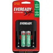 Eveready Value USB Charger for AA & AAA Batteries each