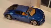 AutoArt SLOT Car 1:32 BUGATTI EB 18.3 CHIRON Lighting Lamps New BLUE 13391