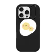 iPhone 16 Pro Impact Ring Stand Case MagSafe Compatible Mother's Day. Cute Eggs Mom and baby.