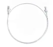 CAT6THINWH-5M - 8ware CAT6 Ultra Thin Slim Cable 5m / 500cm - White Color Premium RJ45 Ethernet Network LAN UTP Patch Cord 26AWG for Data