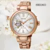 【SEIKO 精工】LUKIA 星形小鏤空 淑女自動上鍊機械錶-33.9mm 玫瑰金_SK028(SSA816J1/4R38-01L0G)