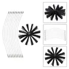 Chimney Cleaners Brushes Cleaning Rotary Sweep System Fireplace Rod Tool Set