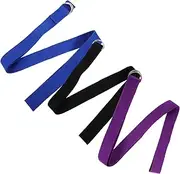 EXAOMBLE 3pcs Stretching Strap Professional Exercise Band for Home Workouts and Gym Supplies Lightweight and Durable Yoga Accessory