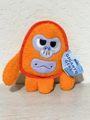 Bark Giganto Gene Tails From The Ice Age Orange Plush M-L Dog Toy NWT
