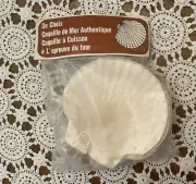 Set of 4 Selected Baking shells "GENUINE SEA SHELL" Made in Japan