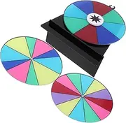 WHAMVOX Miniature Prize Wheel of Fortune Tabletop Game Erasable Surface for Fundraisers Contests
