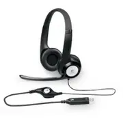 Logitech 981-000485 H390 USB Headset Adjustable,USB,2 Years Noise Cancelling Micophone