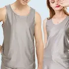 EMF Blocking Vest Anti Radiation Clothing Silver Fiber Men Protection XXL New