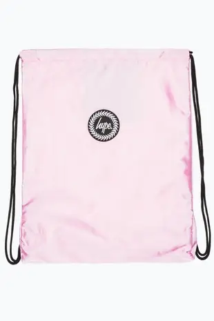 📣 現貨❗️英國🇬🇧Hype  束口袋 軍綠 粉紅 黑色 後背包 背繩可調整 交換禮物 健身  海灘袋 萬用束口袋